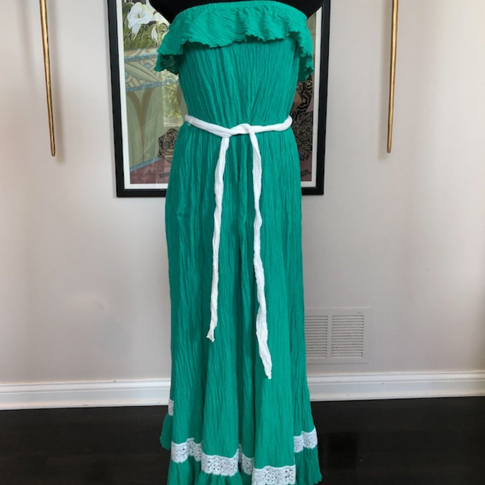 Vintage DAVID BROWN CALIFORNIA Boho Gypsy Dress